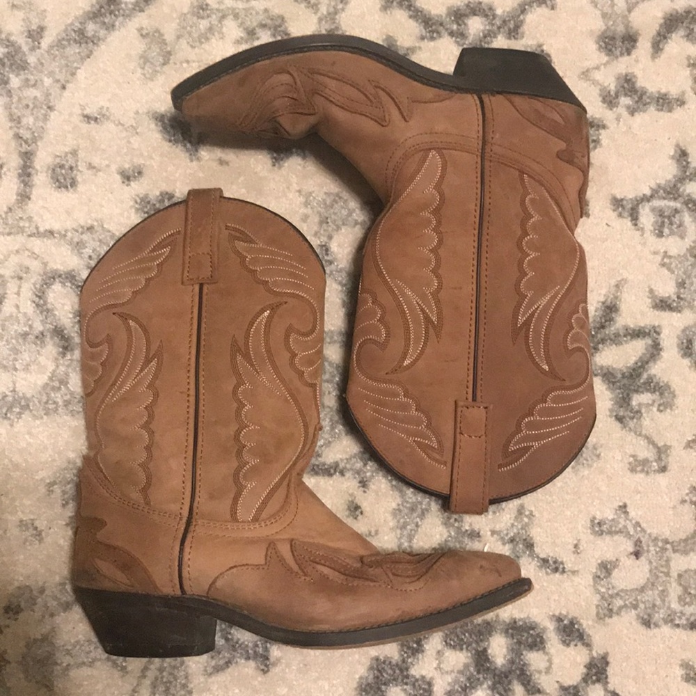 Masterson Leather Cowboy Boots